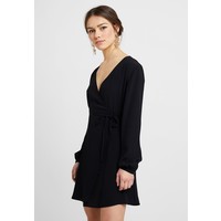 New Look Petite WRAP MINI DRESS Sukienka letnia black NL721C04C