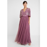 Maya Deluxe EMBELLISHED KIMONOWRAP MAXI DRESS Suknia balowa purple M2Z21C04N