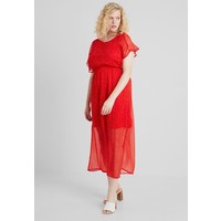 Vero Moda Curve VMFAY ANKLE DRESS Długa sukienka fiery red/opaya VEE21C012