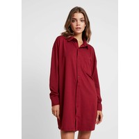 Missguided DRESS PLAIN Sukienka koszulowa burgundy M0Q21C1CS