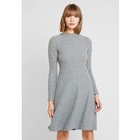 YASFLOSS SKATER DRESS Sukienka dzianinowa medium grey melange Y0121C0JY