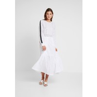 Calvin Klein Jeans VARSITY PRAIRIE DRESS Długa sukienka bright white C1821C04B