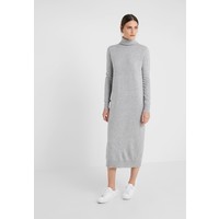 pure cashmere TURTLENECK DRESS Długa sukienka light grey PUG21C000
