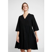 Selected Femme SLFTENNA BLANCA 3/4 DRESS Sukienka koszulowa black SE521C0PX