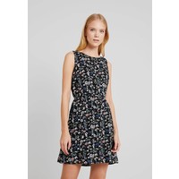 TOM TAILOR DENIM ALL OVER PRINTED MINI DRESS Sukienka letnia black/grey TO721C08X