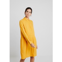 TOM TAILOR DRESS WITH TURN UPS Sukienka koszulowa merigold yellow TO221C0CF
