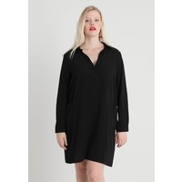 Missguided Plus PLUS POCKET SMOCK SHIRT DRESS Sukienka letnia black M0U21C06I