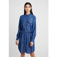 Vila VISUSTER DRESS Sukienka koszulowa dark blue denim V1021C1M5