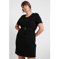 Vero Moda Curve VMCHARLOT SHORT DRESS Sukienka etui black VEE21C01J