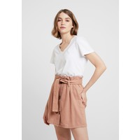 Missguided BELTED DOUBLE BUTTON DETAIL SKIRT Spódnica trapezowa nude M0Q21B08Y