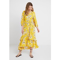 Wallis DAISY PRINT DRESS Długa sukienka yellow WL521C0N5