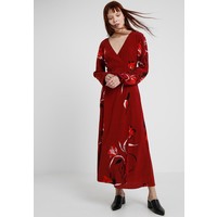 Gestuz SILLE LONG DRESS Długa sukienka flower red GE221C03I