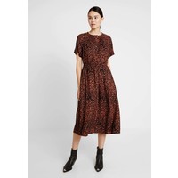 Calvin Klein LEOPARD WAIST DRESS Sukienka letnia brown 6CA21C01H