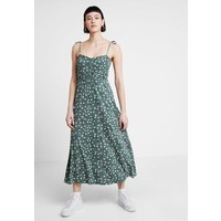 mint&berry Długa sukienka white/green M3221C0PF