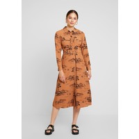 Warehouse SCENERY MIDI DRESS Sukienka koszulowa light brown WA221C0LI