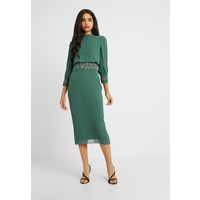 Hope & Ivy Tall EMBELLISHED WAIST AND CUFF MIDI DRESS Sukienka koktajlowa green HOM21C01B
