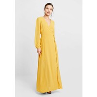 Glamorous Petite WRAP MIDI DRESS Długa sukienka yellow GLB21C036