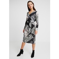 Wallis Petite PATCHWORK PAISLEY TIE DRESS Sukienka z dżerseju khaki WP021C055