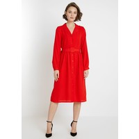 Vero Moda VMVICKI CALF DRESS Sukienka koszulowa fiery red VE121C1NP