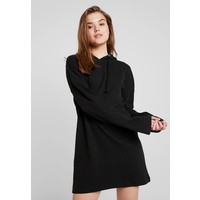 Missguided HOODIE DRESS Sukienka z dżerseju black M0Q21C1A8