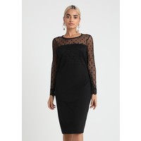 Wallis Petite DOBBY DRESS Sukienka koktajlowa black WP021C04S