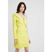 Missguided Tall ONE SHOULDER ZIP FRONT DRESS Sukienka koktajlowa yellow MIG21C03N
