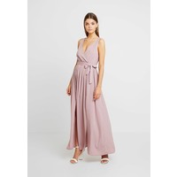 NA-KD TIE WAIST SLIT MAXI DRESS Suknia balowa dusty pink NAA21C03X