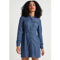 Noisy May NMCASSY ENDI SHORT DRESS Sukienka koszulowa medium blue denim NM321C08E