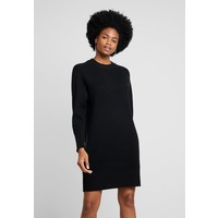 Selected Femme SLFMINNEA O-NECK DRESS Sukienka dzianinowa black SE521C0QC