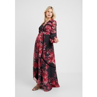 Hope & Ivy Maternity WRAP MAXI DRESS WITH TRIM DETAILS Sukienka letnia red HON29F00X