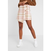 Nly by Nelly WRAP FRONT SKIRT Spódnica mini pink NEG21B00O