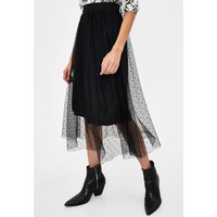 Bershka Spódnica plisowana black BEJ21B03W