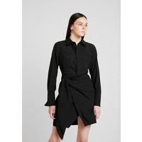 Nly by Nelly WRAPPED DRESS Sukienka koszulowa black NEG21C049