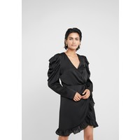 DESIGNERS REMIX LAURA WRAP DRESS Sukienka koktajlowa black DEA21C02C