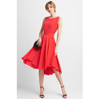 Quiosque Czerwona rozkloszowana sukienka 4HO008600