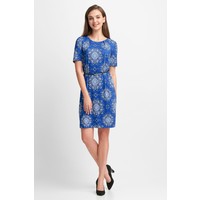 Quiosque Niebieska sukienka z orientalnym wzorem 4HE004851