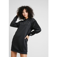 Nike Sportswear AIR HOODIE DRESS Sukienka koszulowa black/white/ice silver NI121C01M