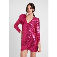 Nly by Nelly EXTRAVAGANZA SEQUIN DRESS Sukienka koktajlowa pink NEG21C06N