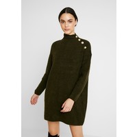 River Island Sukienka dzianinowa khaki RI921C0I6