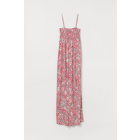 H&M MAMA Długa sukienka z dżerseju 0708492001 Różowy/Paisley