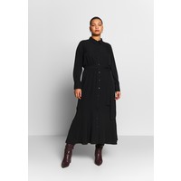 Glamorous Curve SIDE SPLIT SHIRT DRESS Długa sukienka black GLA21C06Z
