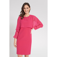 Quiosque Różowa sukienka z tiulową górą 4JS007501
