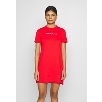 Calvin Klein Jeans INSTITUTIONAL DRESS Sukienka z dżerseju fiery red C1821C05A