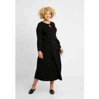 Dorothy Perkins Curve KEYHOLE MIDI DRESS Sukienka z dżerseju black DP621C0DU