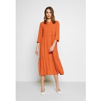 YASJACOBINA 3/4 MIDI DRESS Sukienka letnia russet orange Y0121C0YI