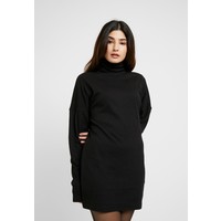 Missguided Petite OVERSIZED ROLL NECK DRESS Sukienka z dżerseju black M0V21C097