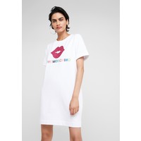 Love Moschino DRESS GLITTER LIP Sukienka letnia optical white LO921D042