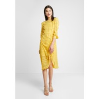 Ted Baker ROUCHE BURNOUT DRESS SAFA Sukienka letnia yellow TE421C0EJ