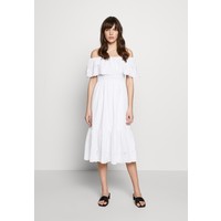 Dorothy Perkins BRODERIE TIERED FRILL DRESS Sukienka letnia white DP521C2C6