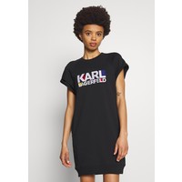 KARL LAGERFELD BAUHAUS LOGO DRESS Sukienka letnia black K4821C026